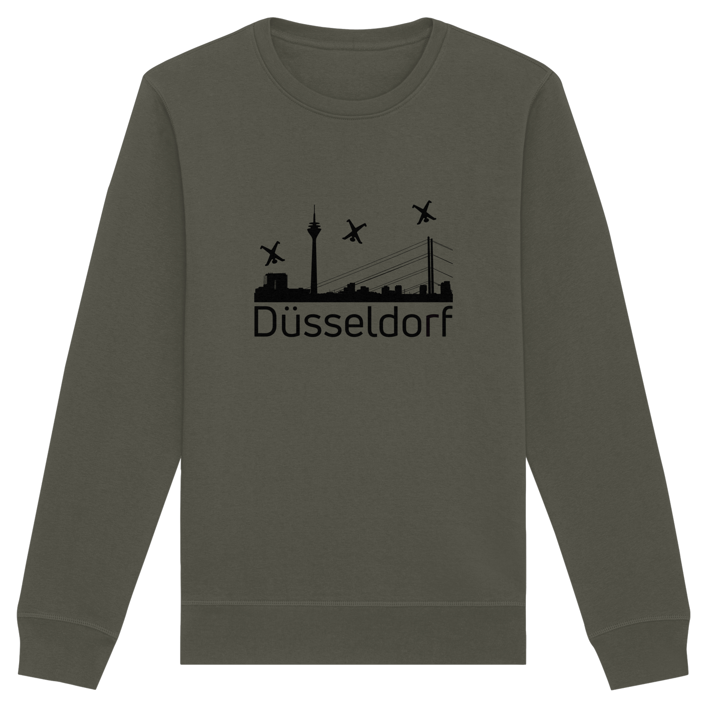 Skyline - Düsseldorf Black - Organic Basic Unisex Sweatshirt
