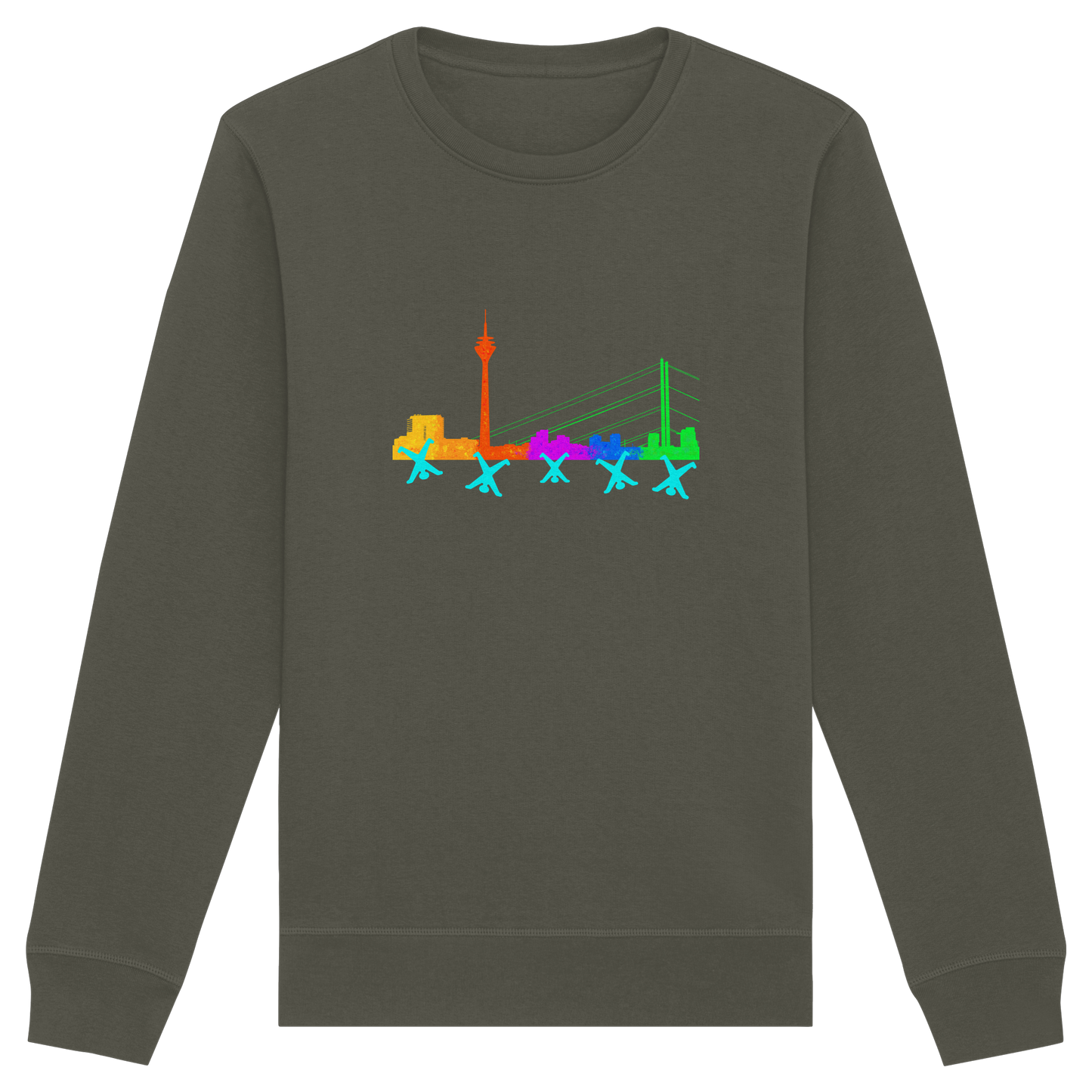 Skyline - Rainbow - Organic Basic Unisex Sweatshirt