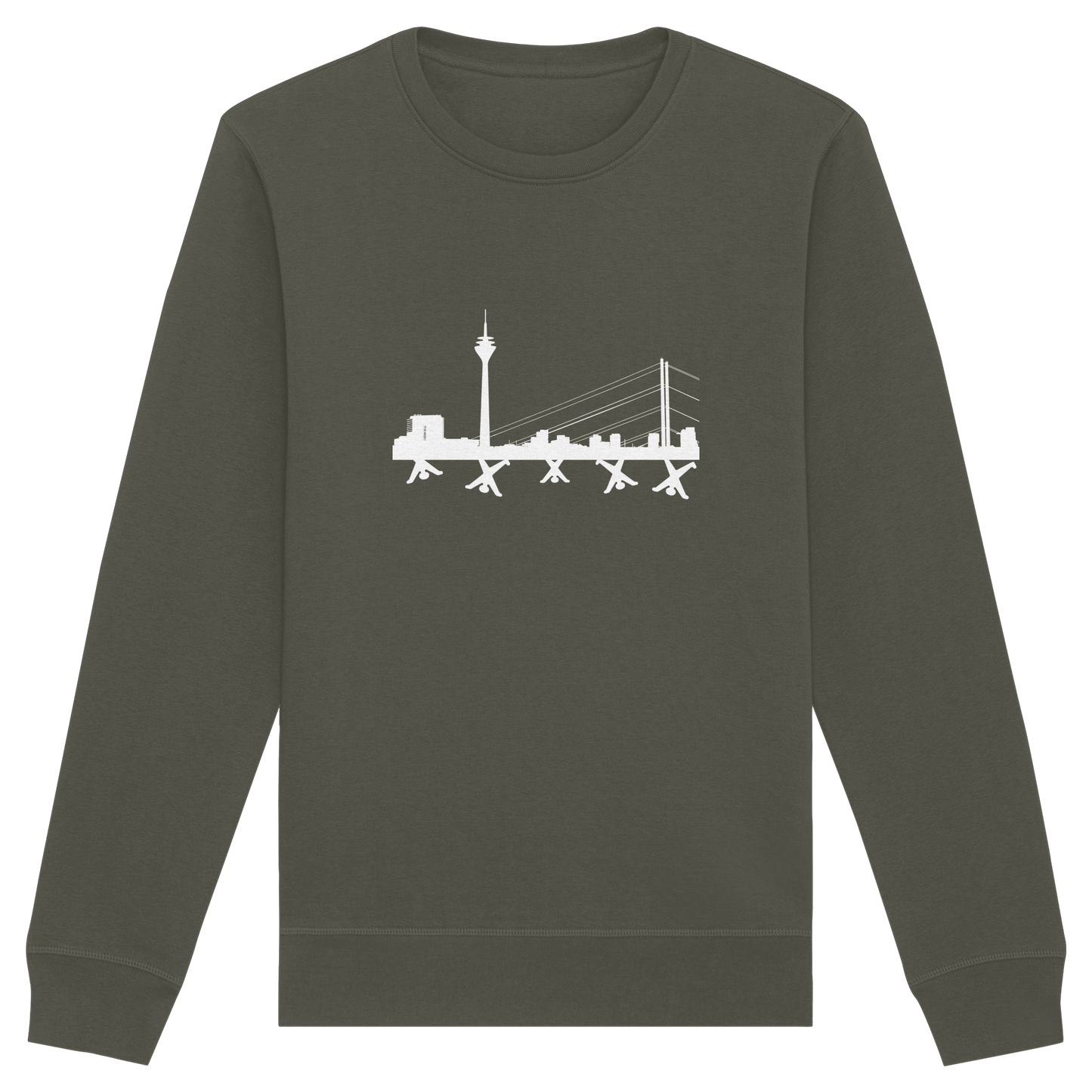 Skyline - White - Organic Basic Unisex Sweatshirt