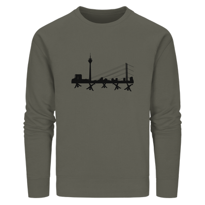 Skyline - Black - Organic Basic Unisex Sweatshirt