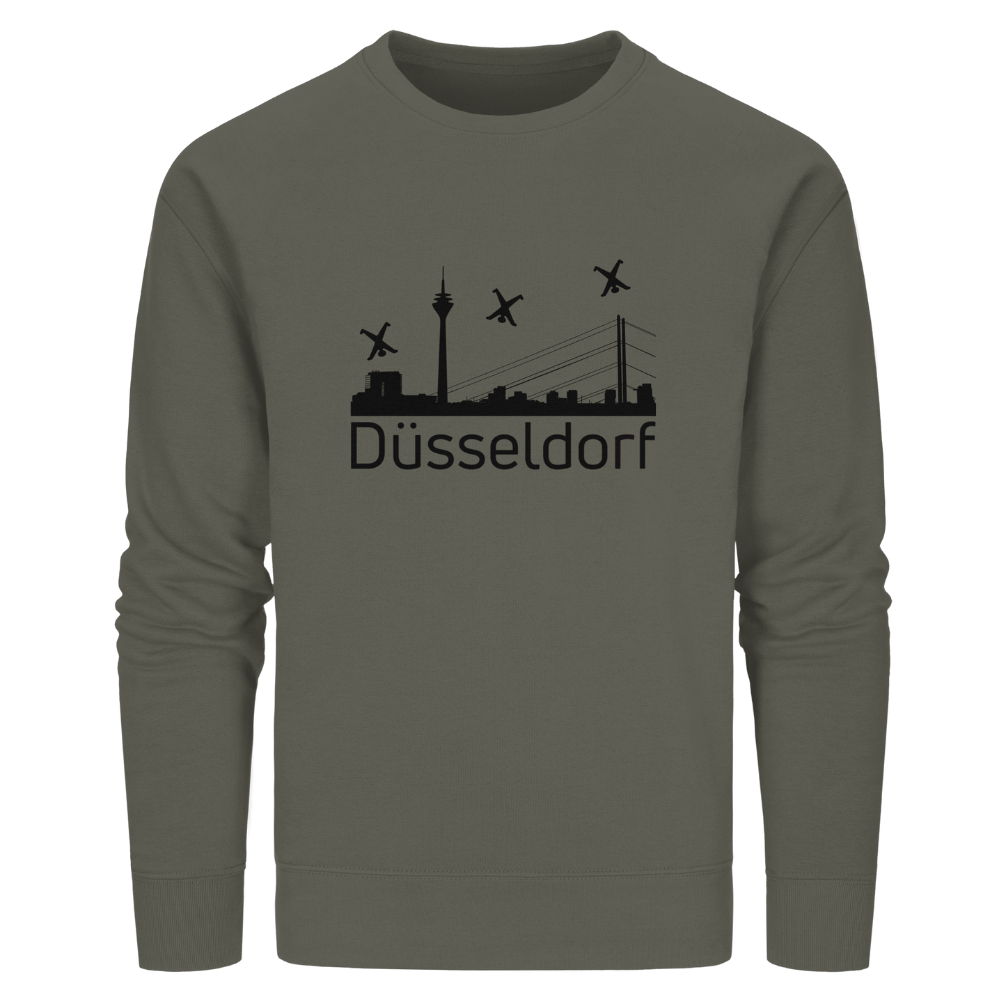 Skyline - Düsseldorf Black - Organic Basic Unisex Sweatshirt