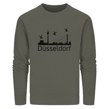 Skyline - Düsseldorf Black - Organic Basic Unisex Sweatshirt