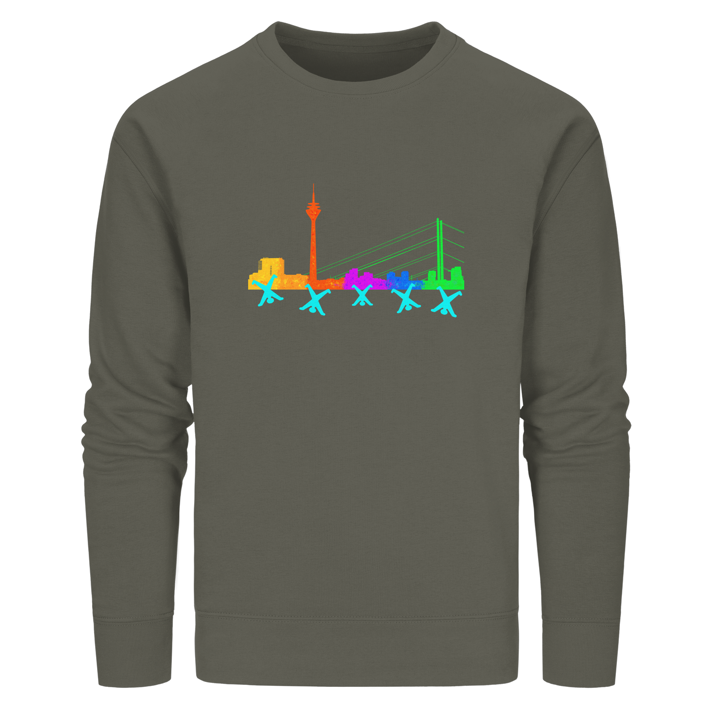 Skyline - Rainbow - Organic Basic Unisex Sweatshirt