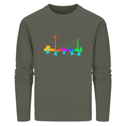 Skyline - Rainbow - Organic Basic Unisex Sweatshirt