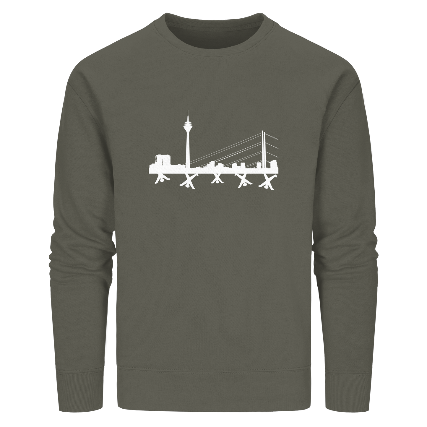 Skyline - White - Organic Basic Unisex Sweatshirt