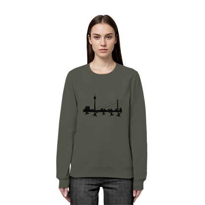 Skyline - Black - Organic Basic Unisex Sweatshirt