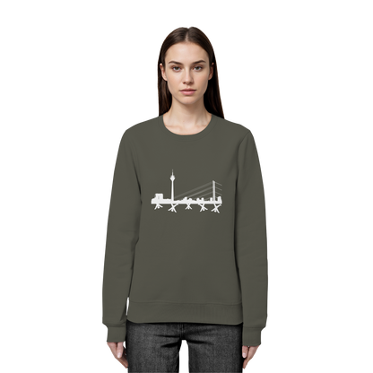 Skyline - White - Organic Basic Unisex Sweatshirt