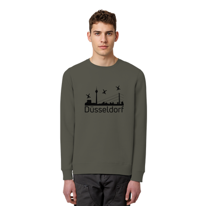 Skyline - Düsseldorf Black - Organic Basic Unisex Sweatshirt