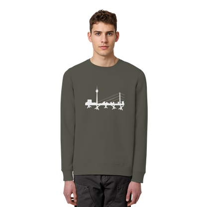 Skyline - White - Organic Basic Unisex Sweatshirt