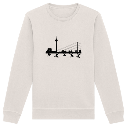 Skyline - Black - Organic Basic Unisex Sweatshirt