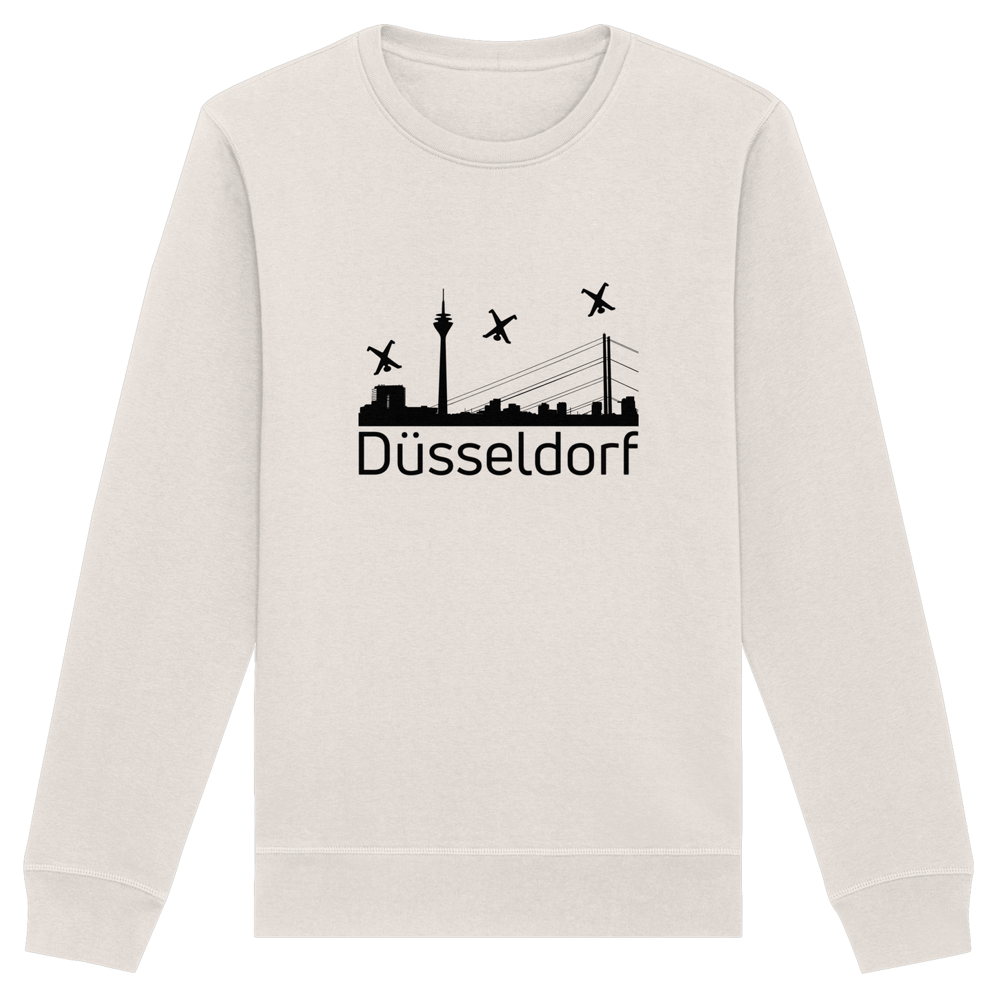 Skyline - Düsseldorf Black - Organic Basic Unisex Sweatshirt