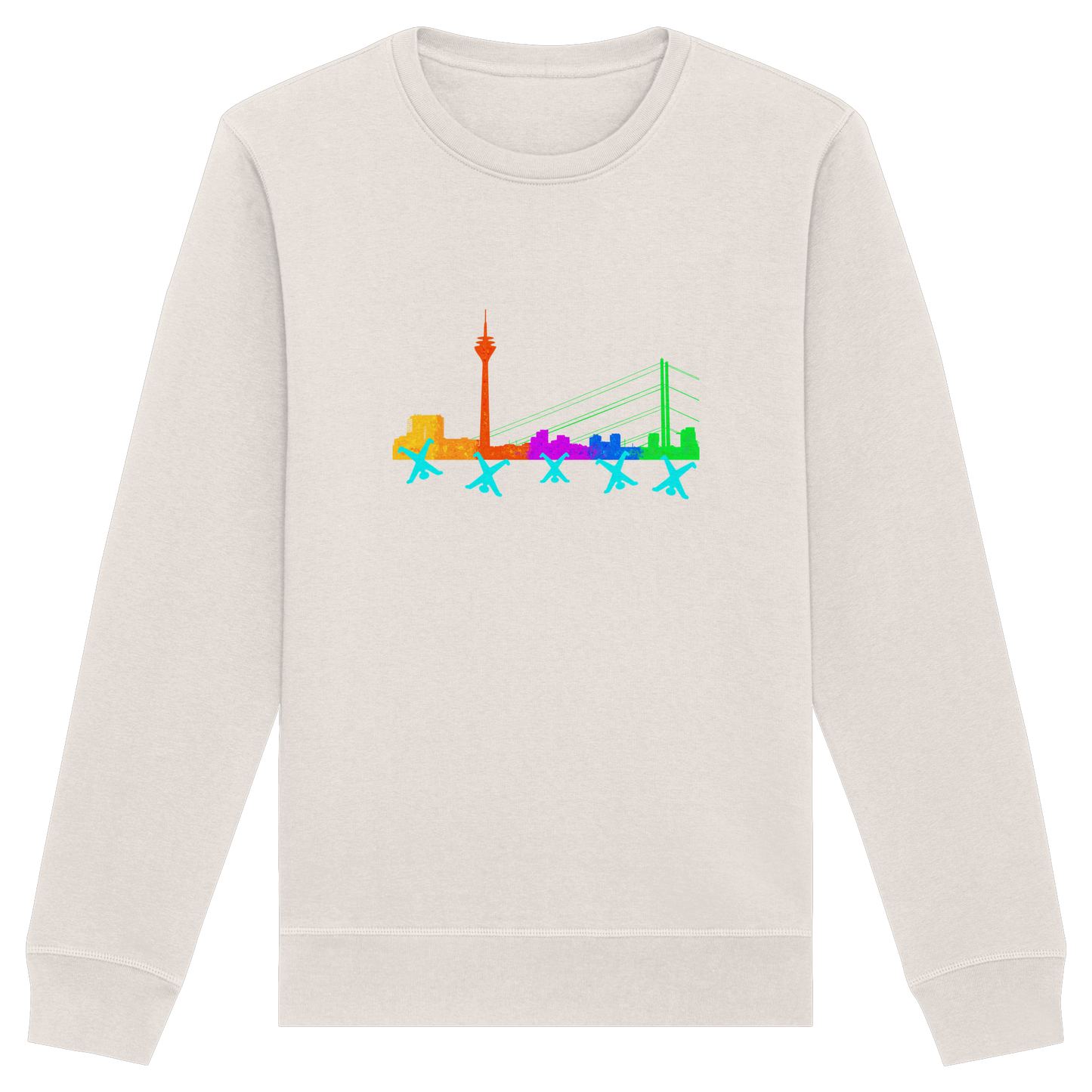 Skyline - Rainbow - Organic Basic Unisex Sweatshirt