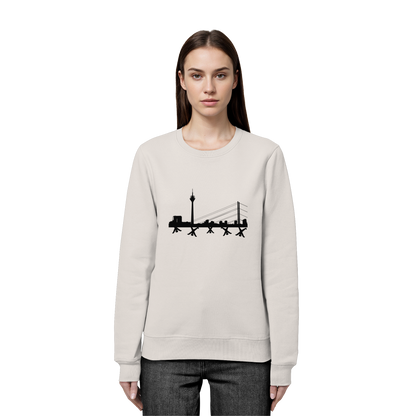 Skyline - Black - Organic Basic Unisex Sweatshirt