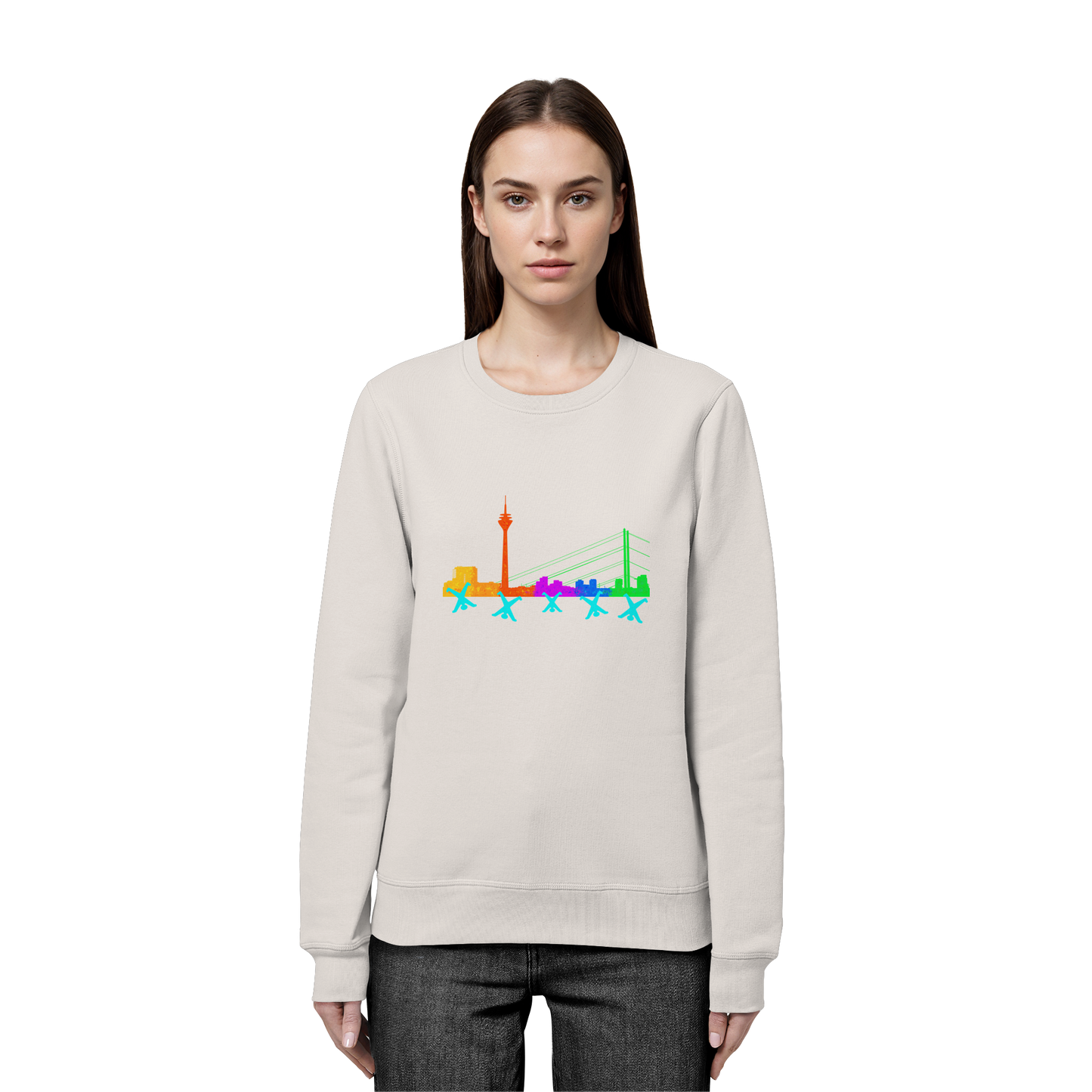 Skyline - Rainbow - Organic Basic Unisex Sweatshirt