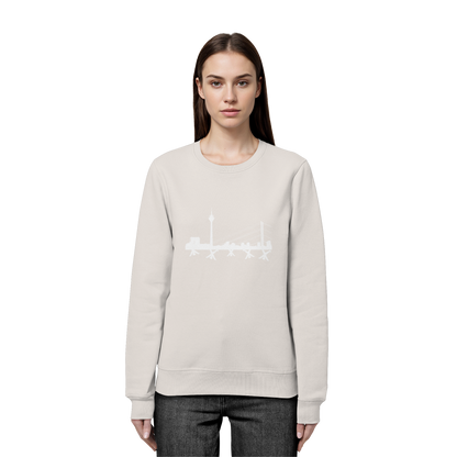 Skyline - White - Organic Basic Unisex Sweatshirt
