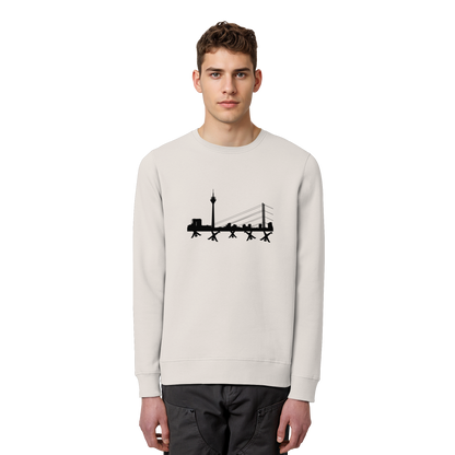 Skyline - Black - Organic Basic Unisex Sweatshirt