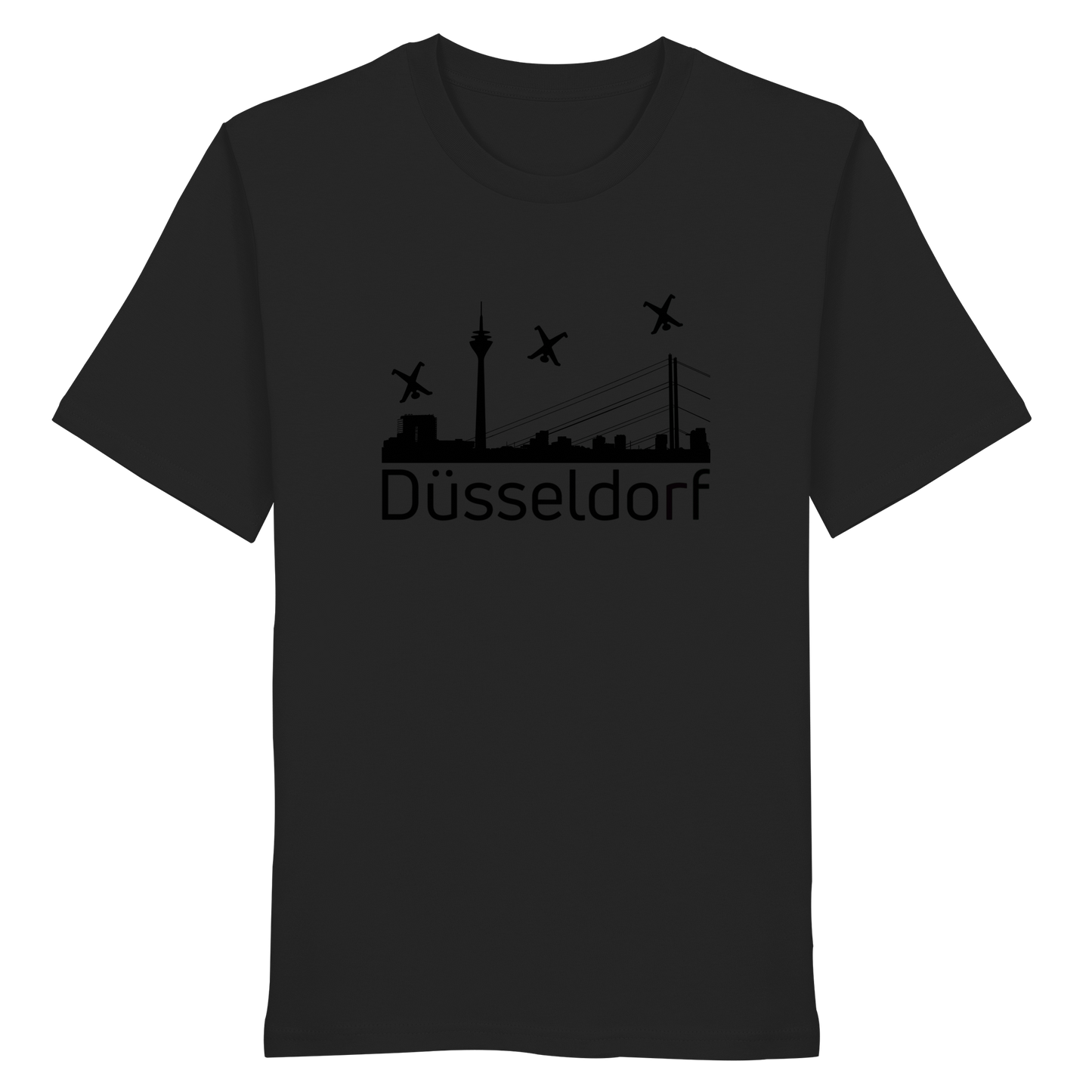 Skyline - Düsseldorf Black - Organic Shirt