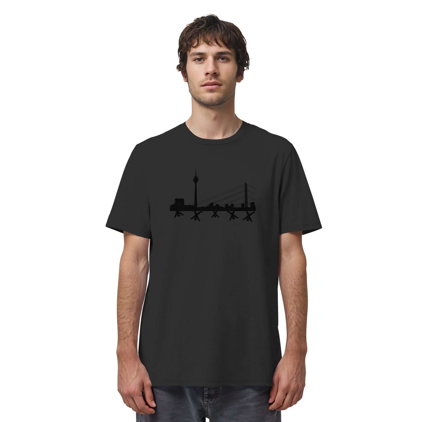Skyline - Black - Organic Shirt