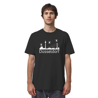 Skyline - Düsseldorf White - Organic Shirt