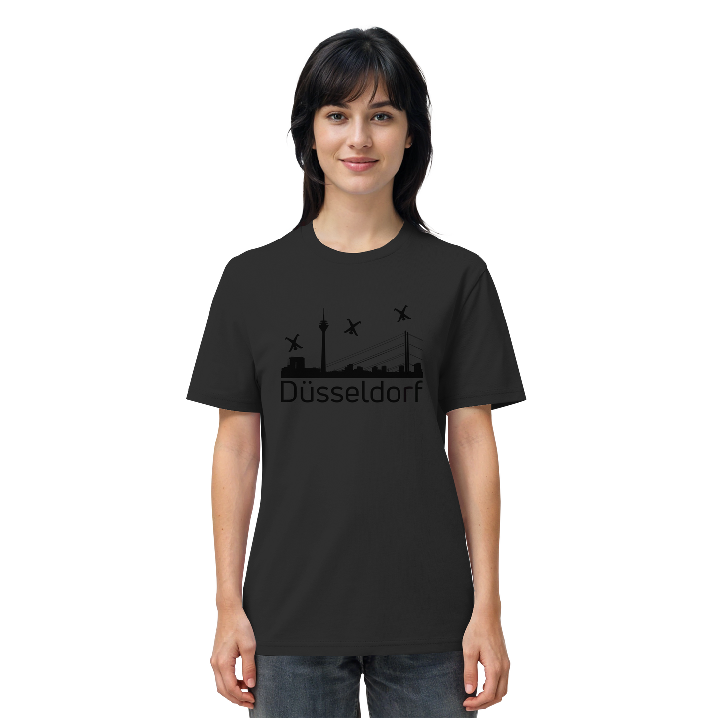 Skyline - Düsseldorf Black - Organic Shirt