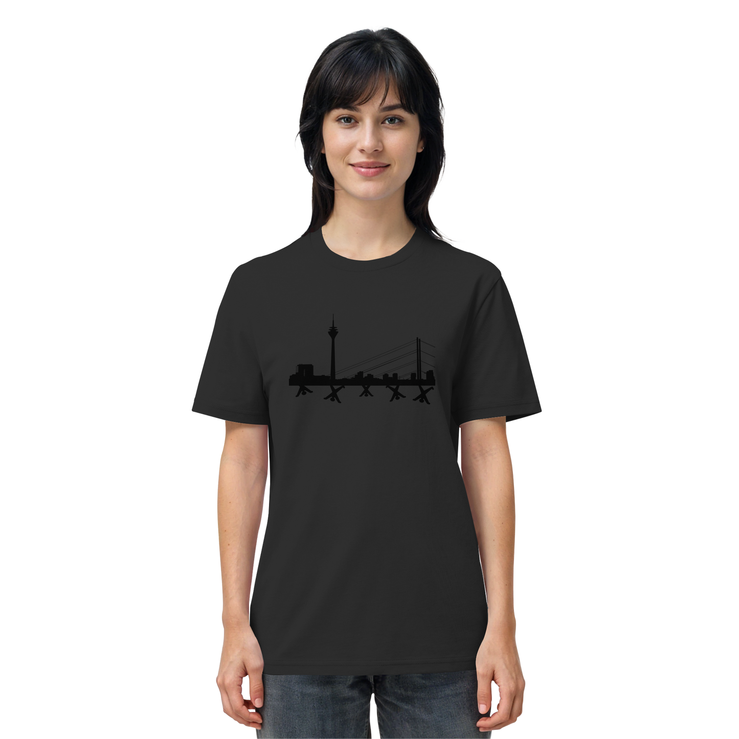 Skyline - Black - Organic Shirt