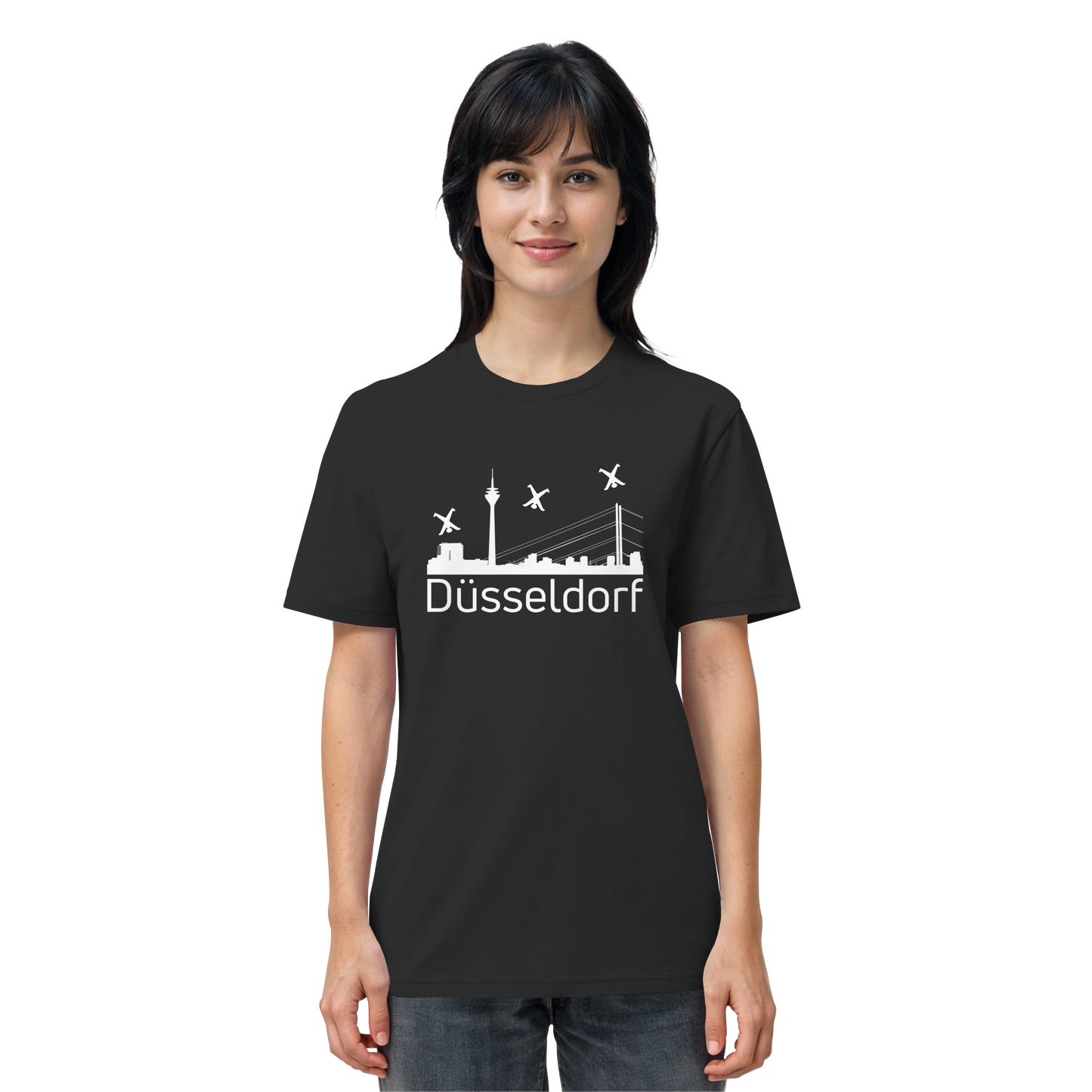Skyline - Düsseldorf White - Organic Shirt