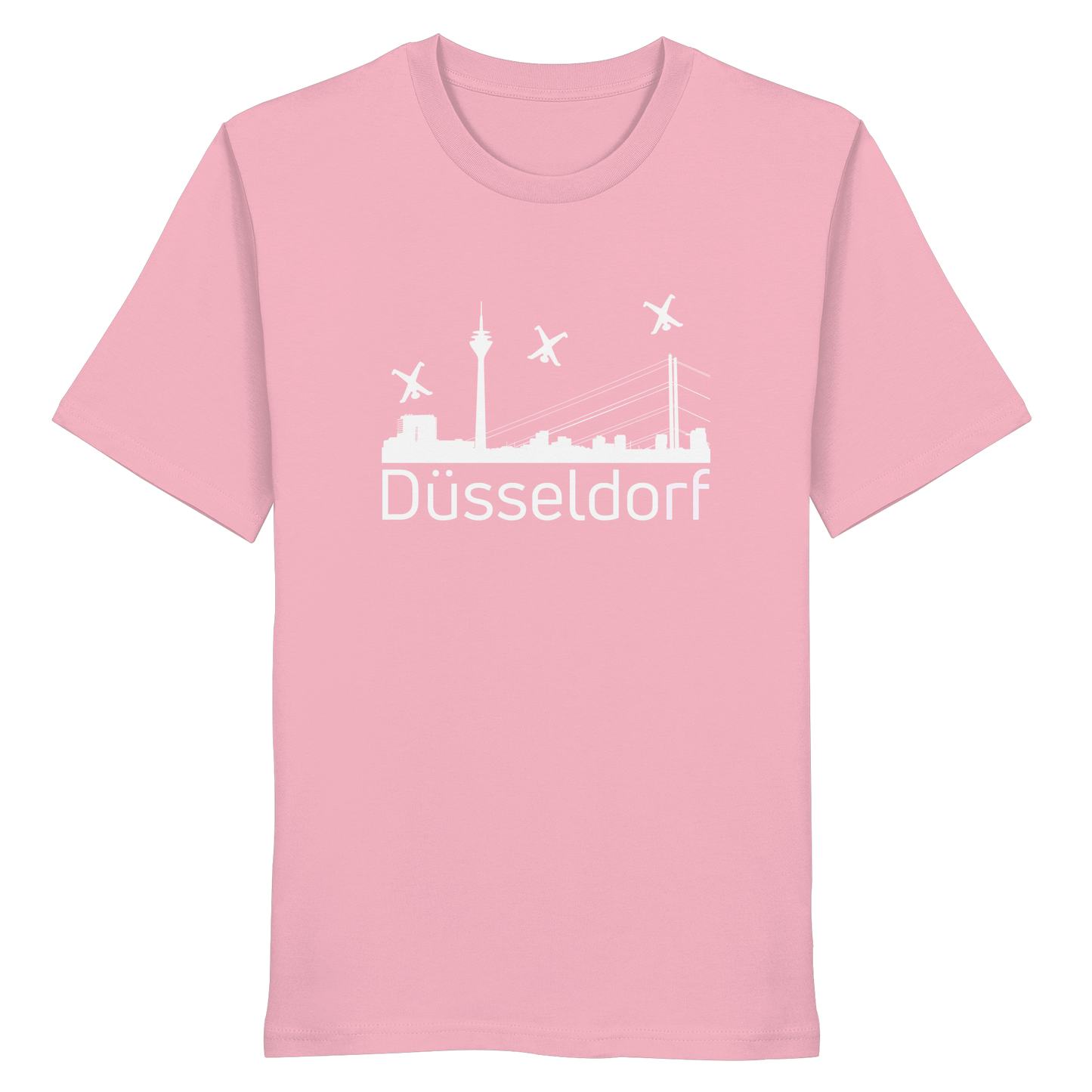 Skyline - Düsseldorf White - Organic Shirt