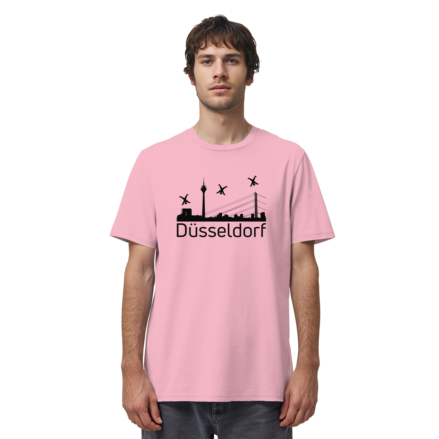 Skyline - Düsseldorf Black - Organic Shirt