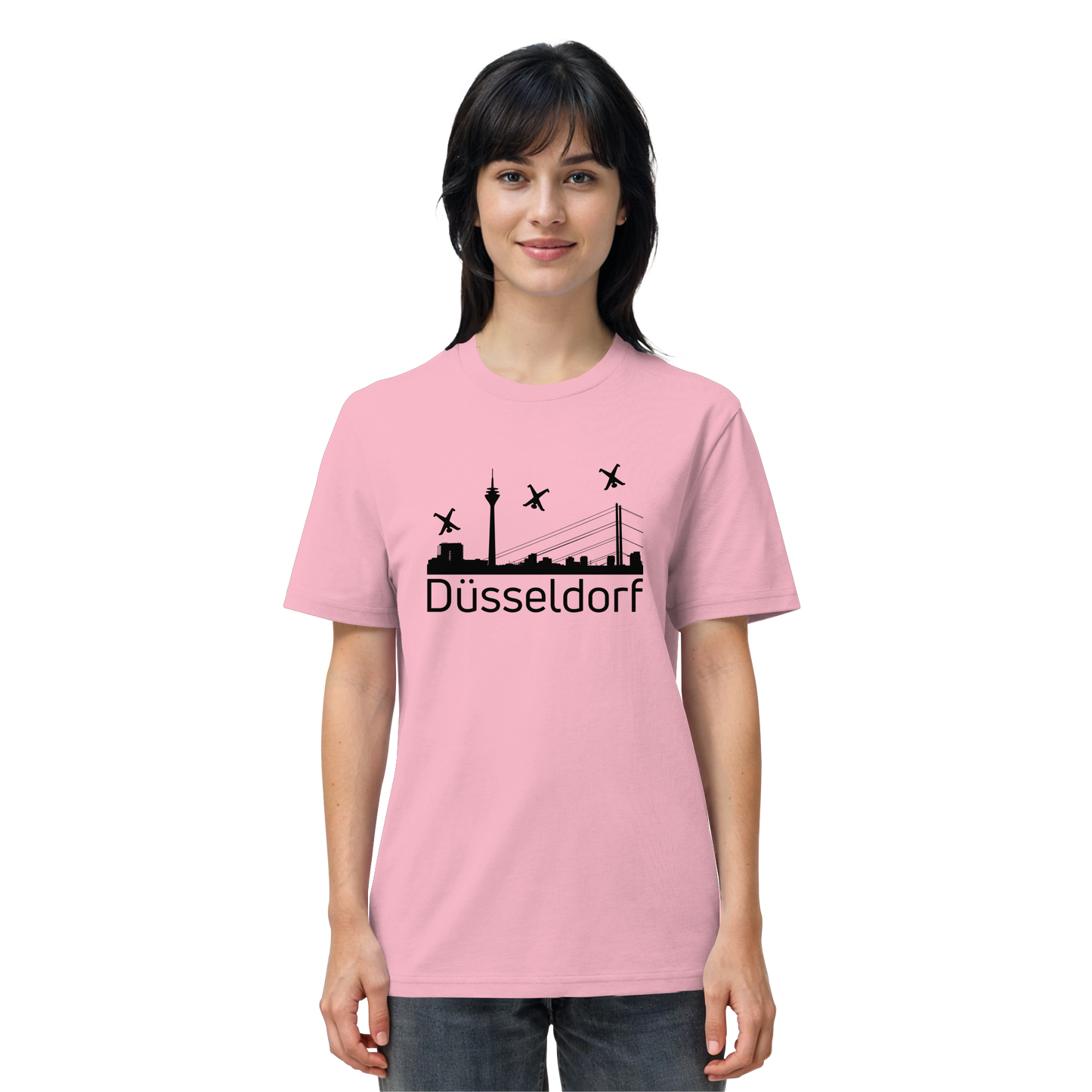 Skyline - Düsseldorf Black - Organic Shirt