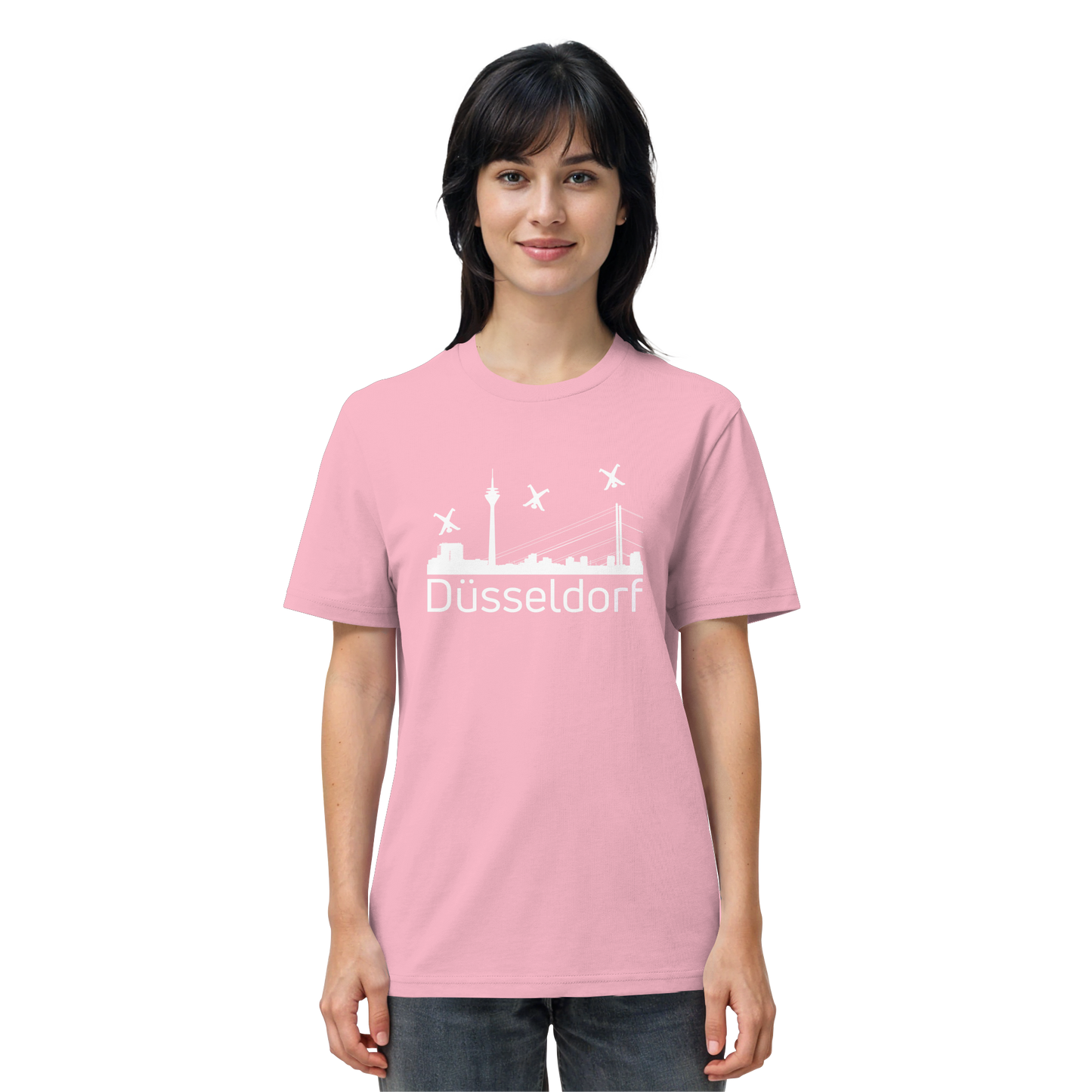 Skyline - Düsseldorf White - Organic Shirt