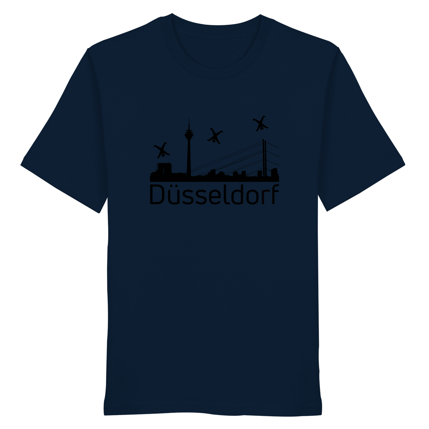 Skyline - Düsseldorf Black - Organic Shirt