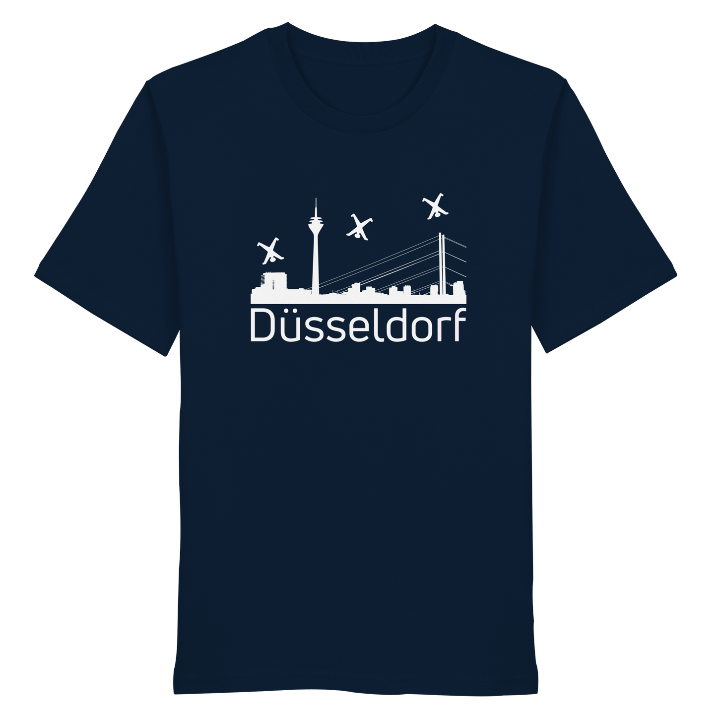 Skyline - Düsseldorf White - Organic Shirt