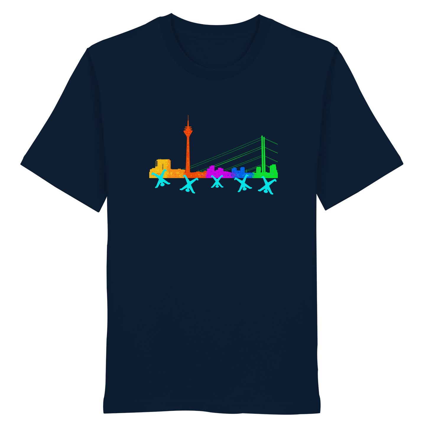 Skyline - Rainbow - Organic Shirt
