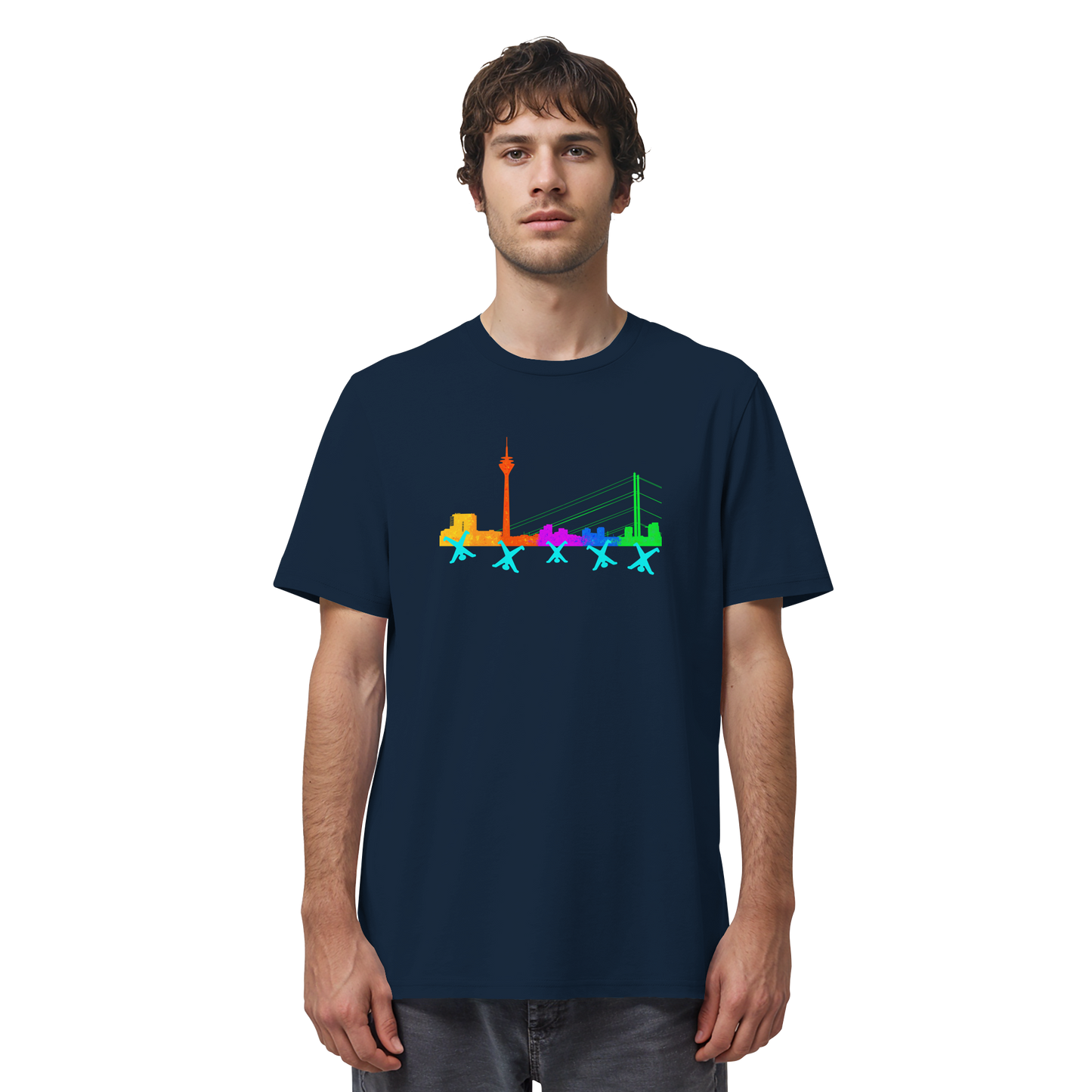 Skyline - Rainbow - Organic Shirt