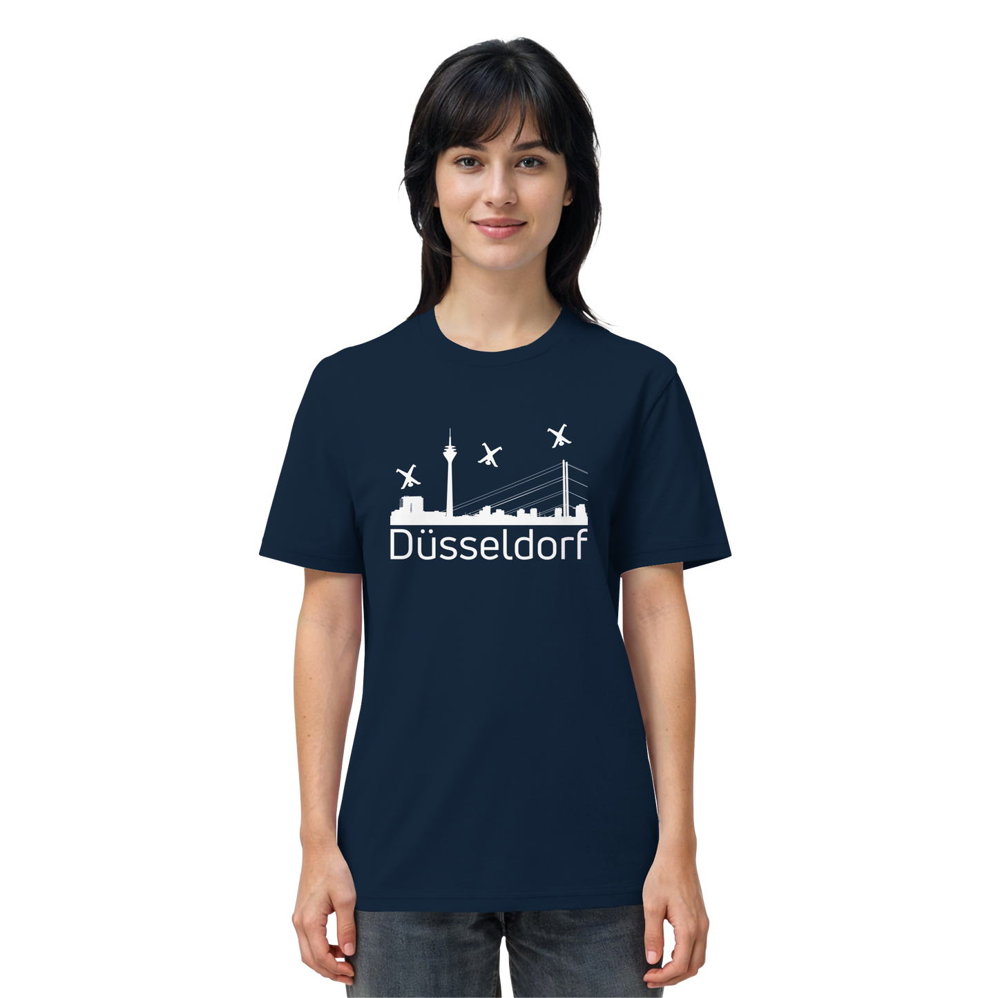 Skyline - Düsseldorf White - Organic Shirt