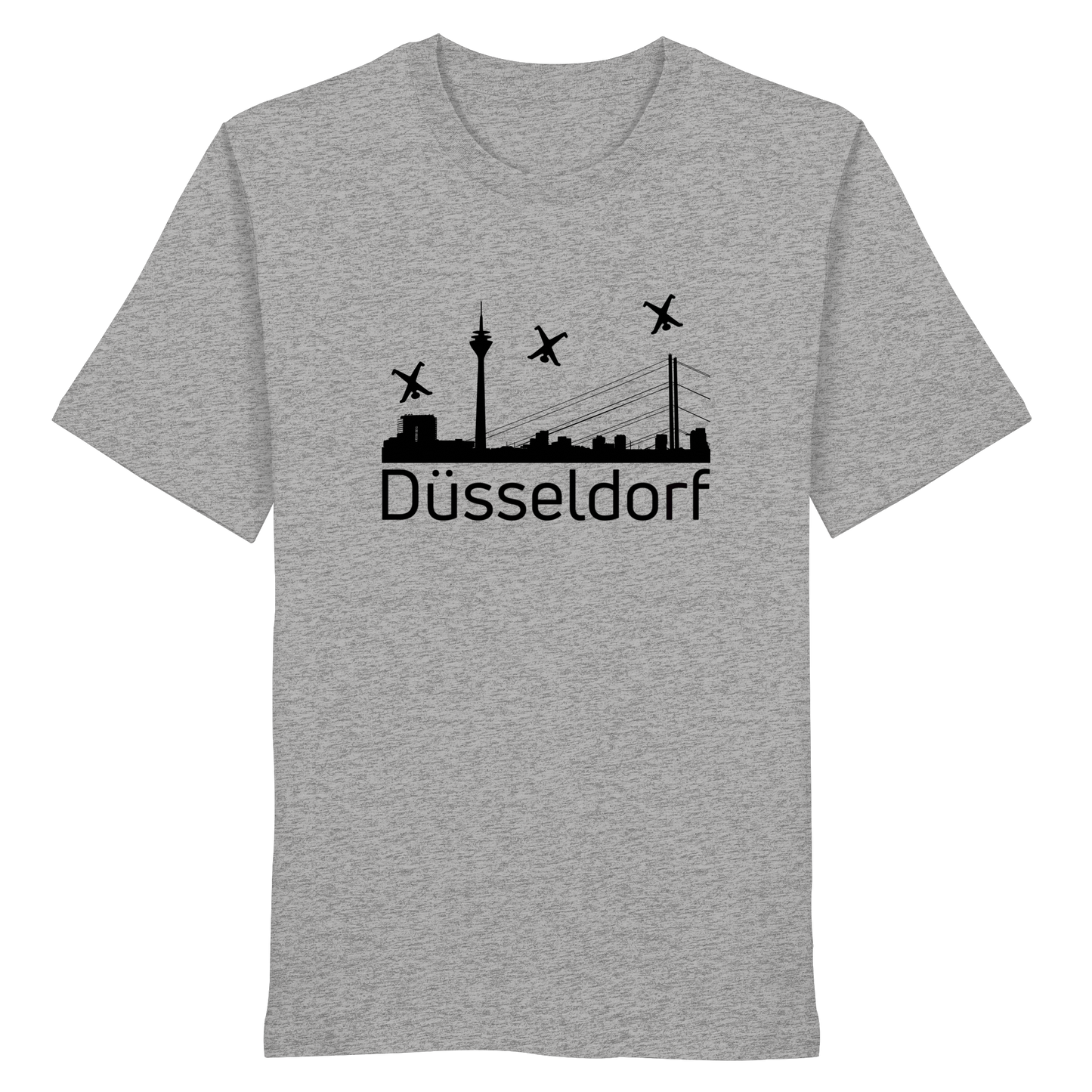 Skyline - Düsseldorf Black - Organic Shirt