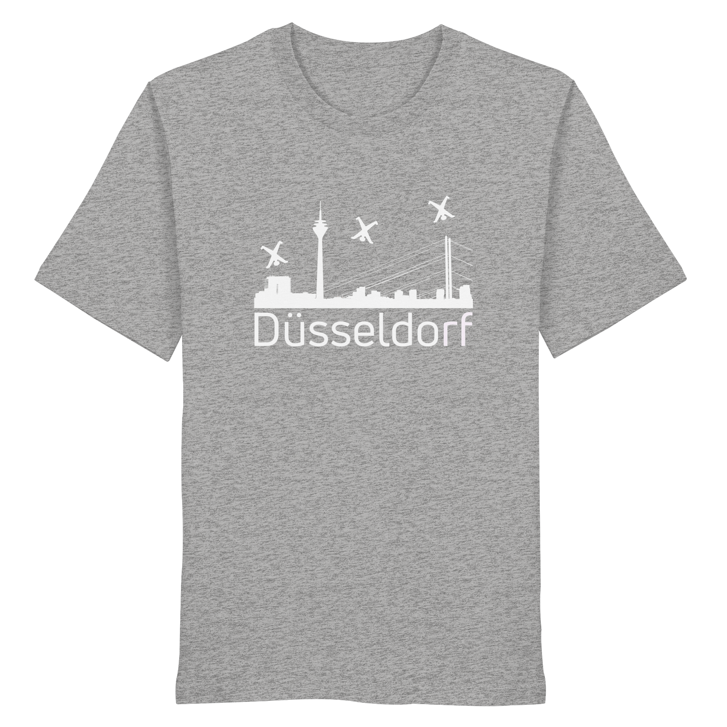 Skyline - Düsseldorf White - Organic Shirt
