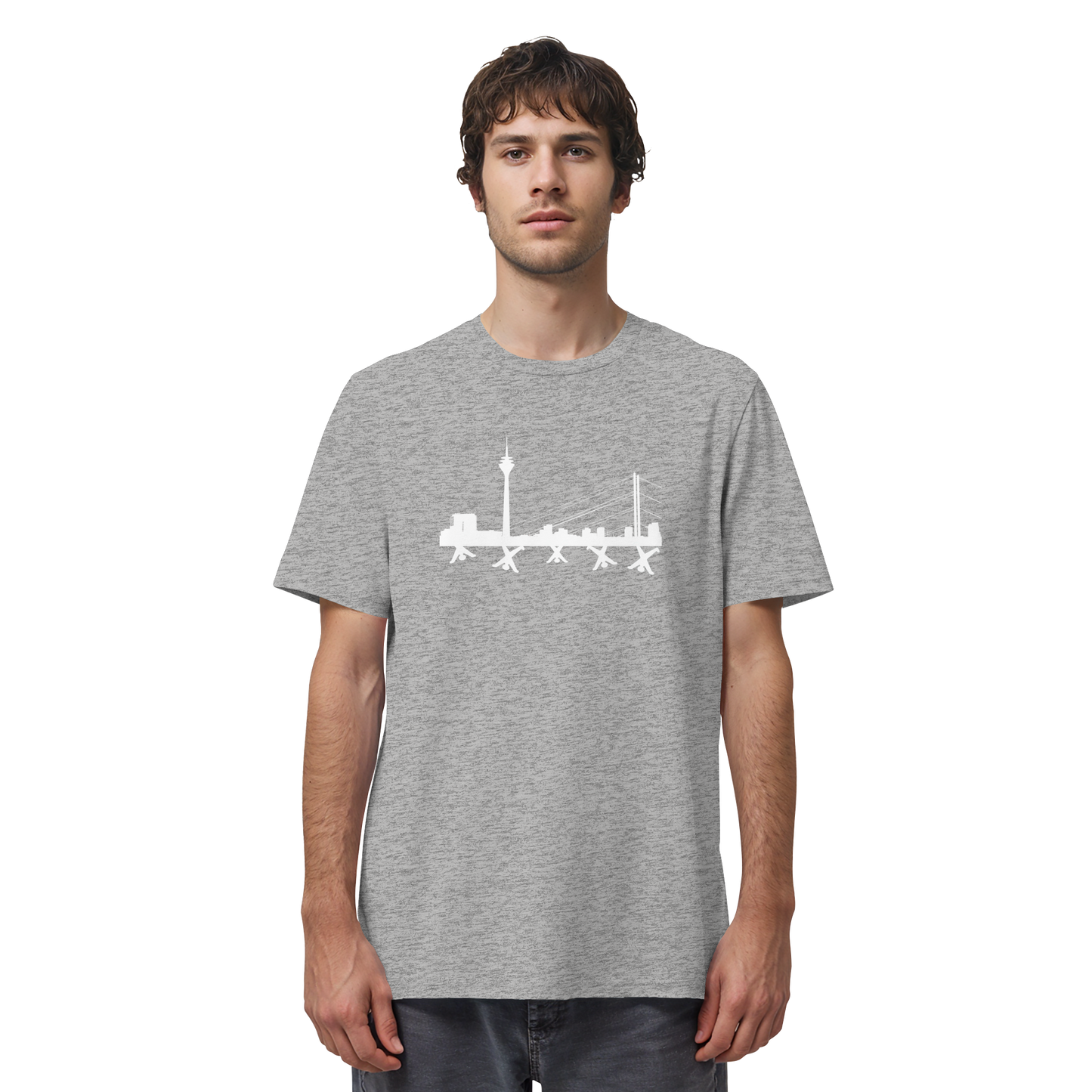 Skyline - White - Organic Shirt