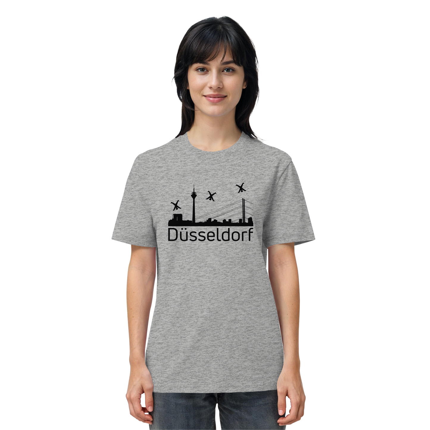 Skyline - Düsseldorf Black - Organic Shirt