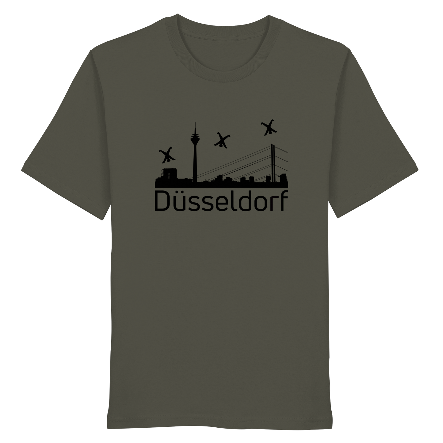 Skyline - Düsseldorf Black - Organic Shirt