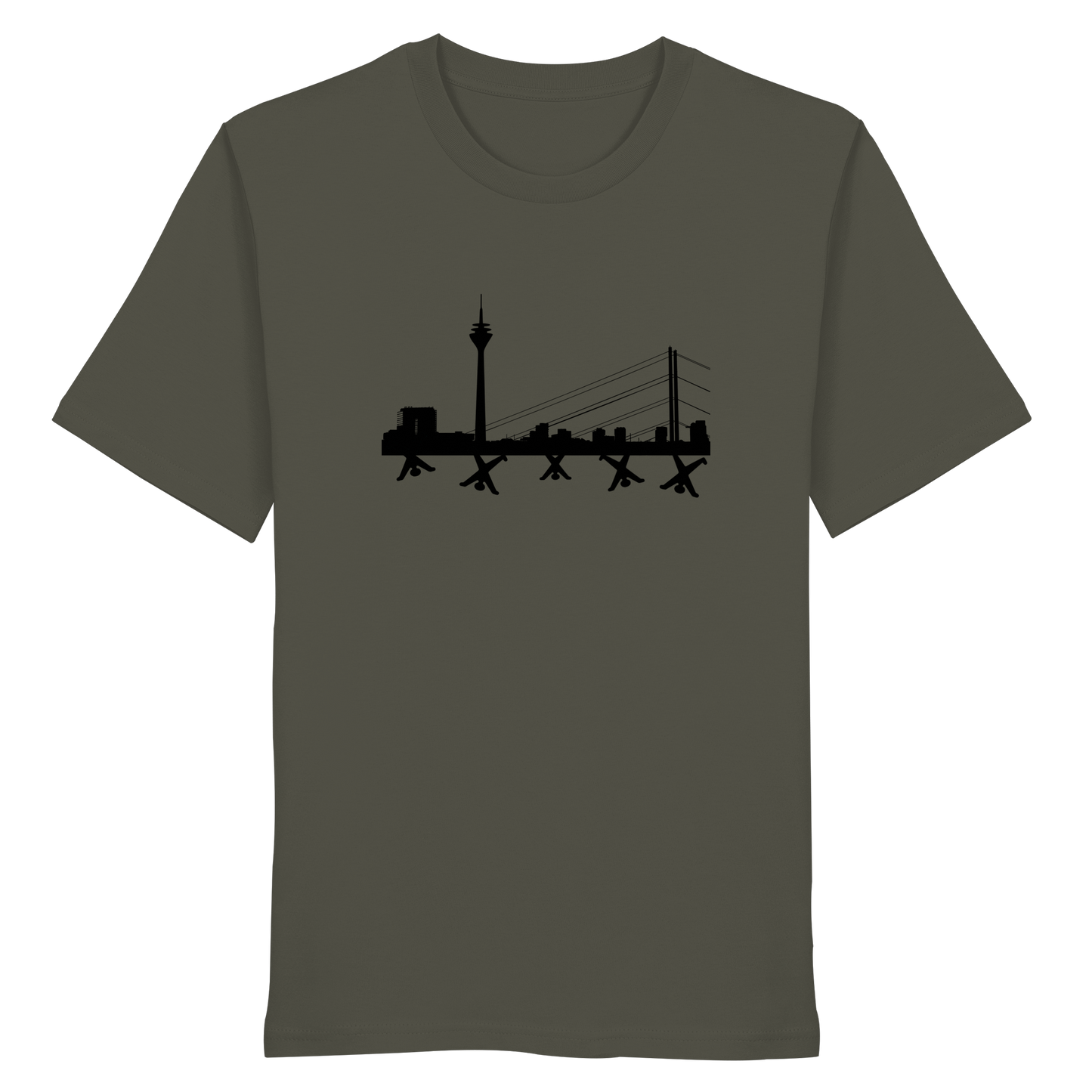 Skyline - Black - Organic Shirt