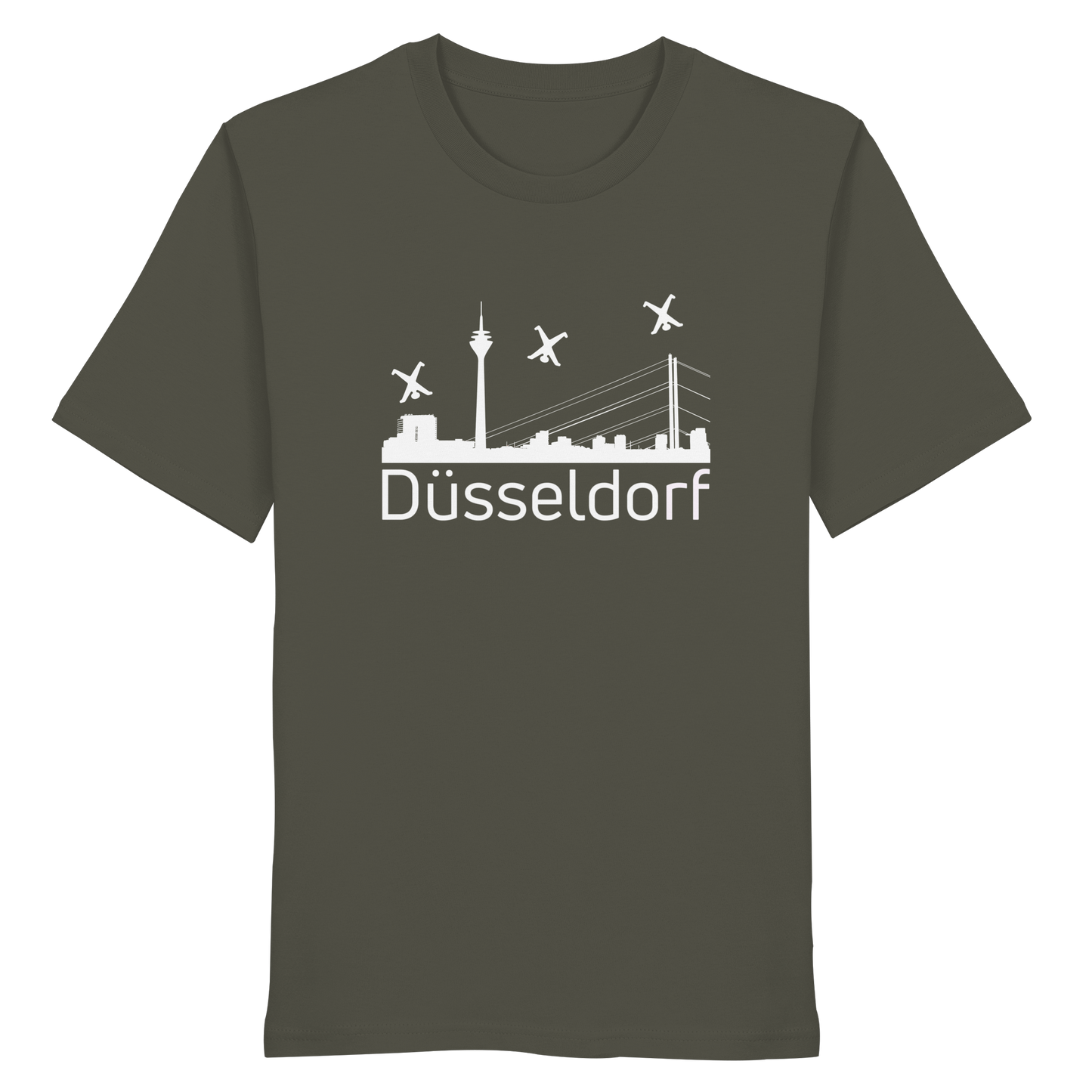 Skyline - Düsseldorf White - Organic Shirt