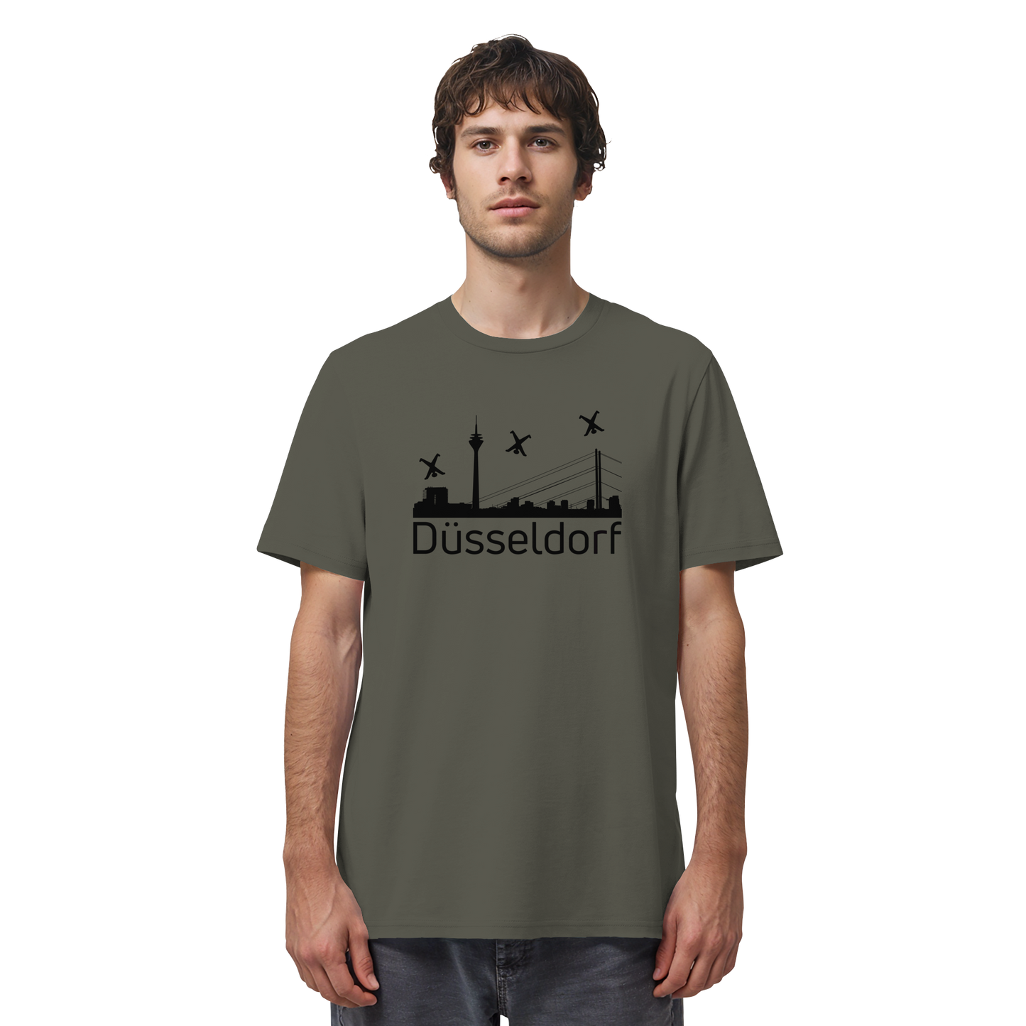Skyline - Düsseldorf Black - Organic Shirt