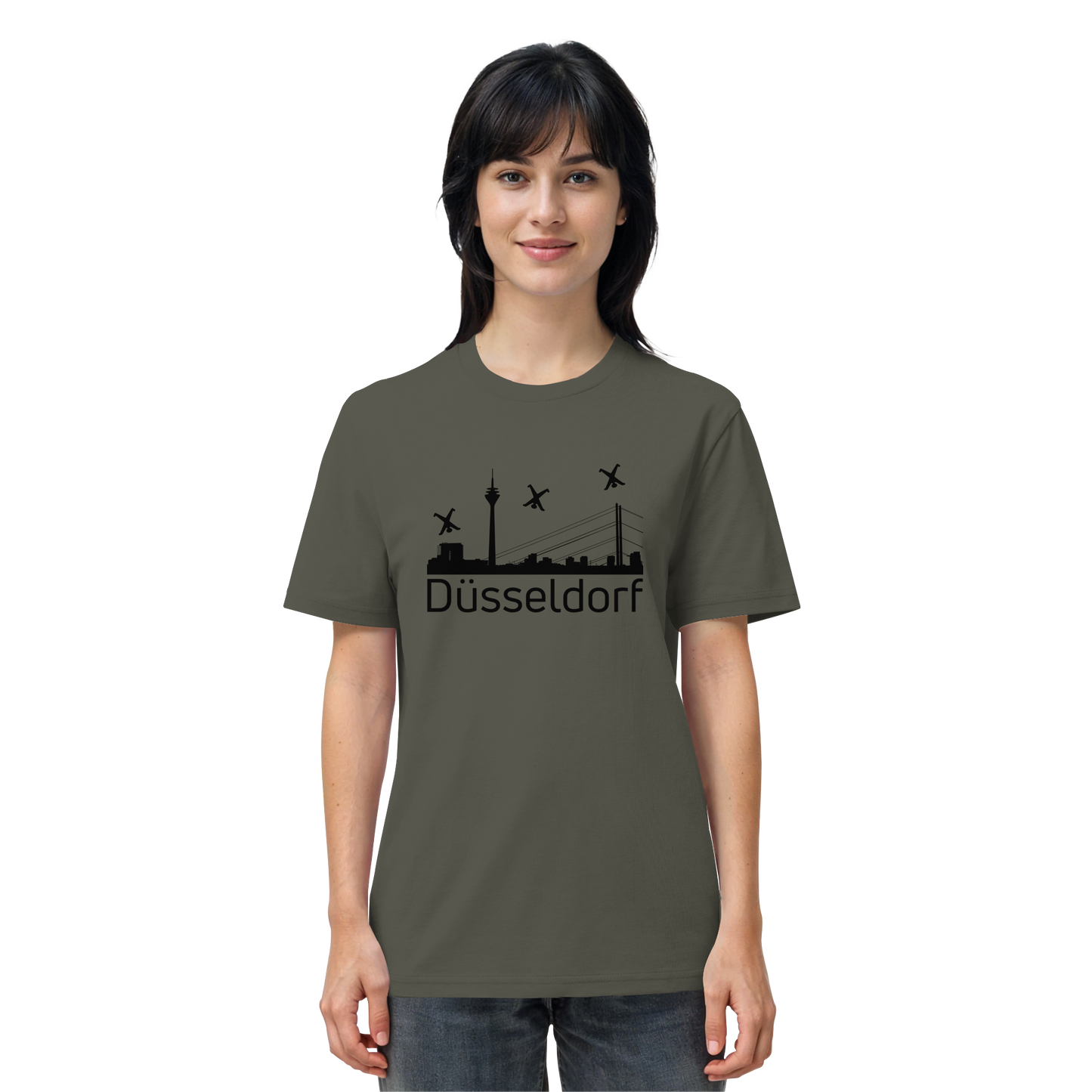 Skyline - Düsseldorf Black - Organic Shirt
