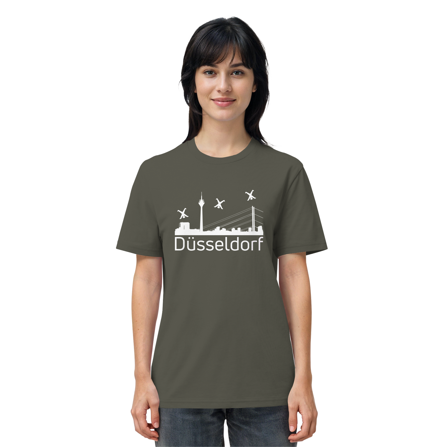 Skyline - Düsseldorf White - Organic Shirt