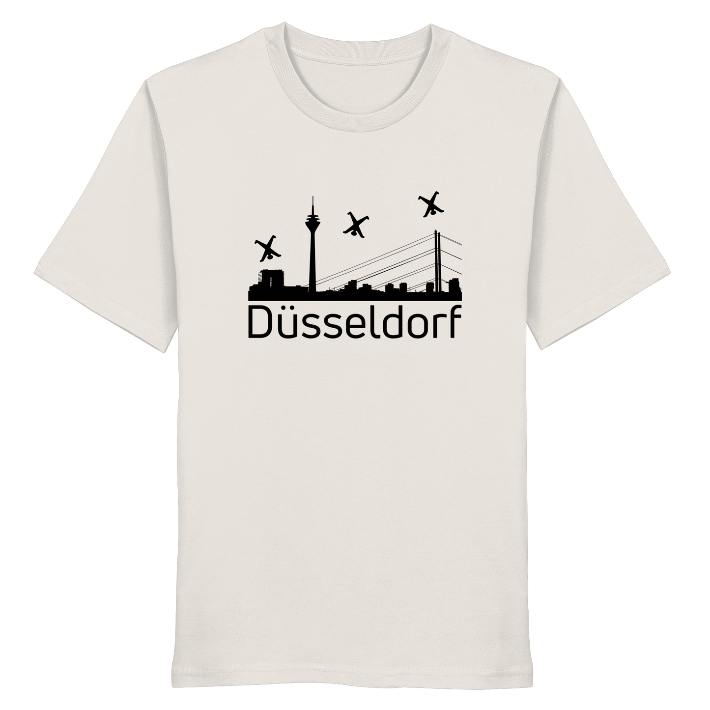 Skyline - Düsseldorf Black - Organic Shirt