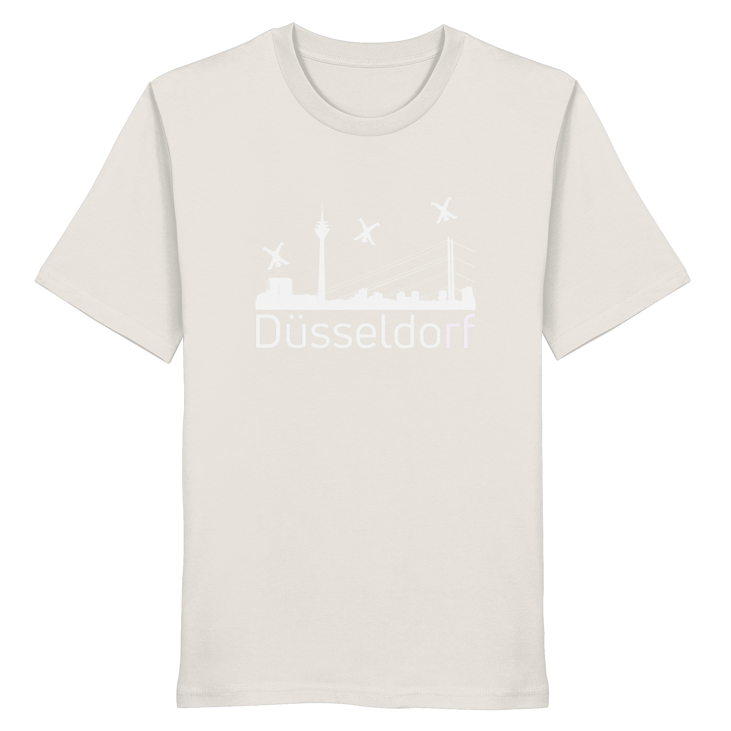 Skyline - Düsseldorf White - Organic Shirt