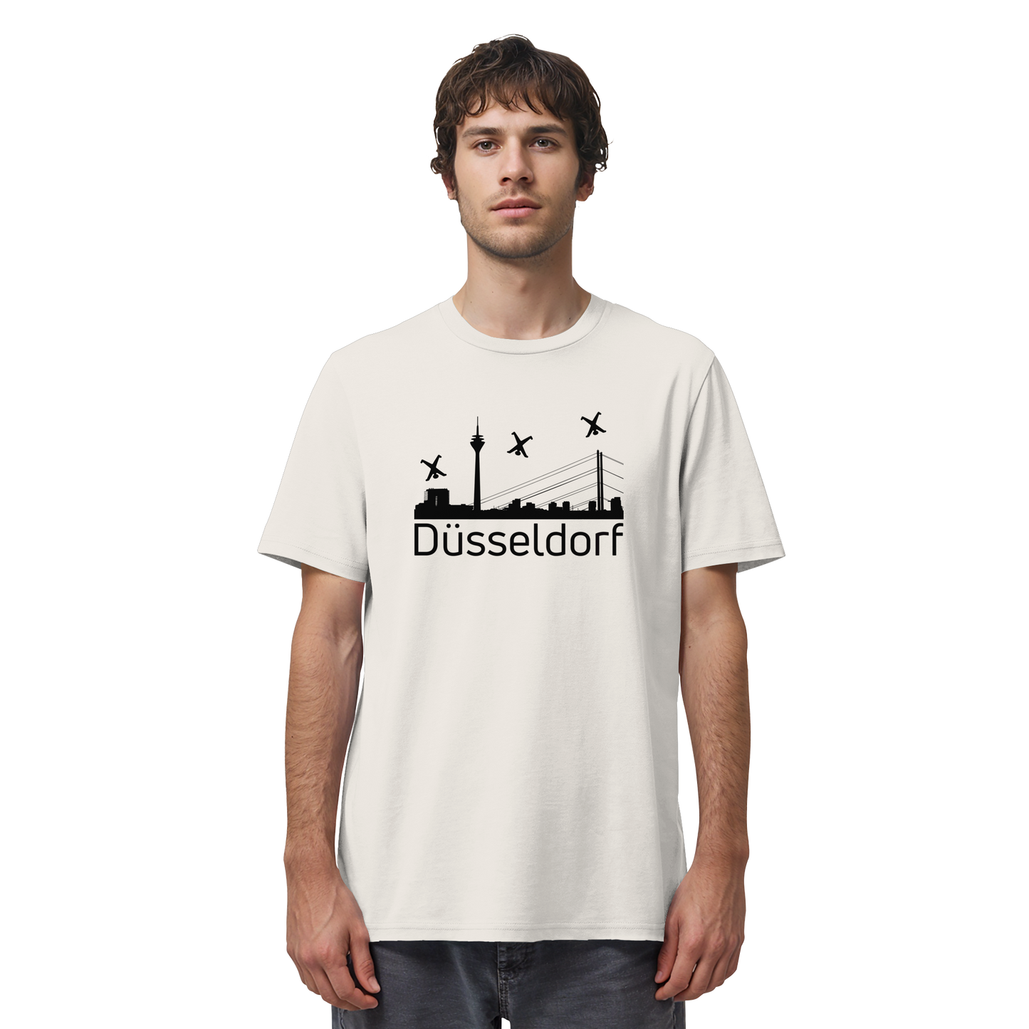 Skyline - Düsseldorf Black - Organic Shirt