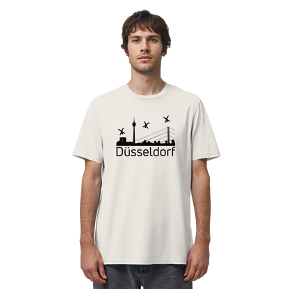 Skyline - Düsseldorf Black - Organic Shirt