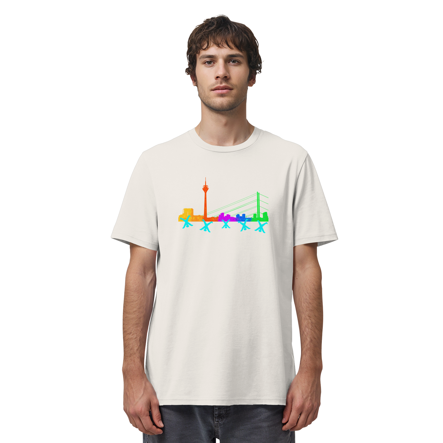 Skyline - Rainbow - Organic Shirt